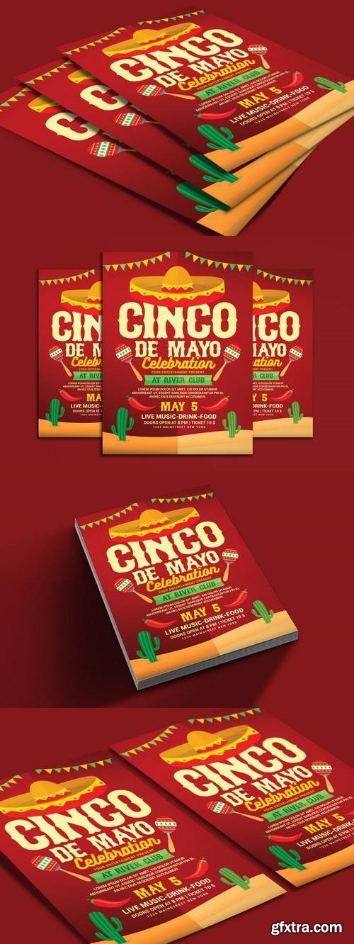 Cinco De Mayo Celebration Flyer