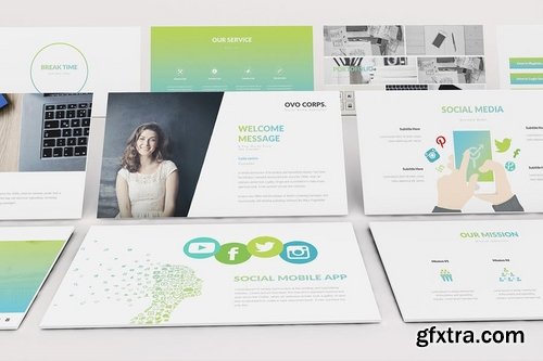 Social Media Keynote Template