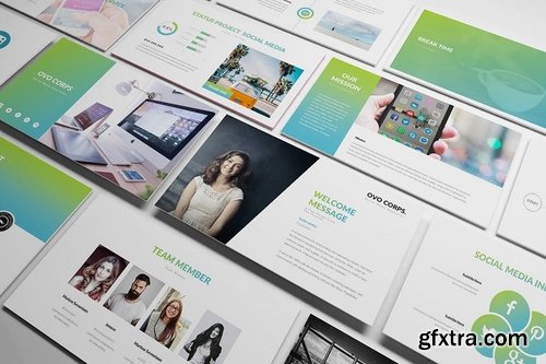 Social Media Google Slides Template