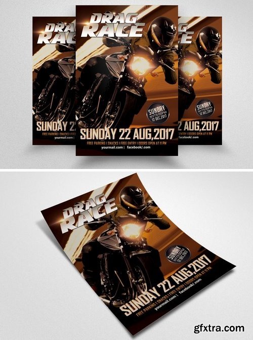 CM - Bike Racing Flyer Template 1554344