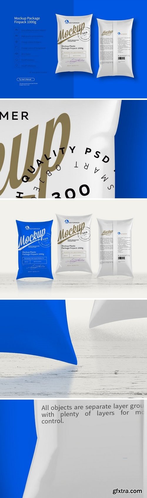 CM - Mockup Package Finn Pack 1000g 2385465