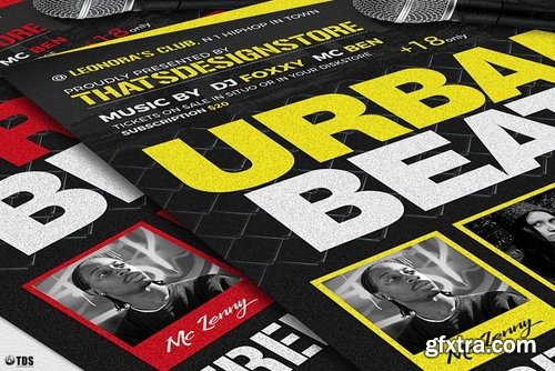 GraphicRiver - Freestyle Rap Battle Flyer Template V3 15347228