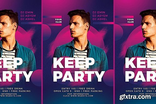 CM - Dj Club Party Flyer Templates 2356725