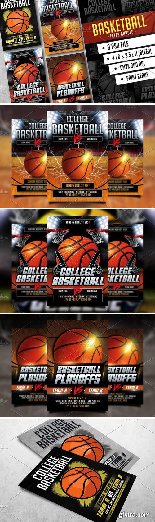 CM - Basketball Flyer Bundle 2356101