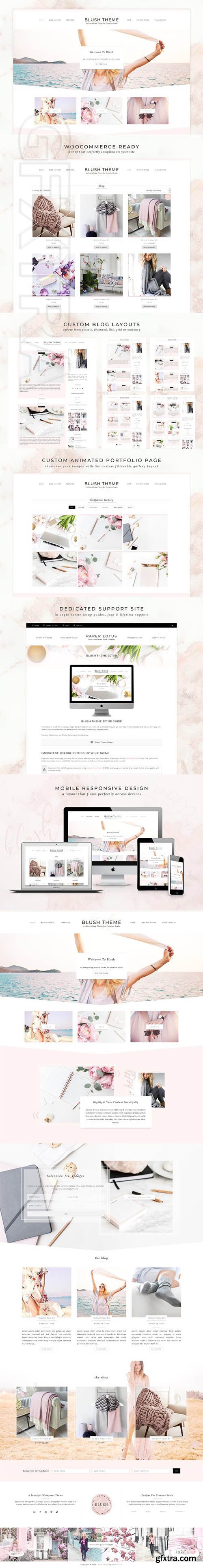 CreativeMarket - Blush - Feminine Genesis Theme 2393055