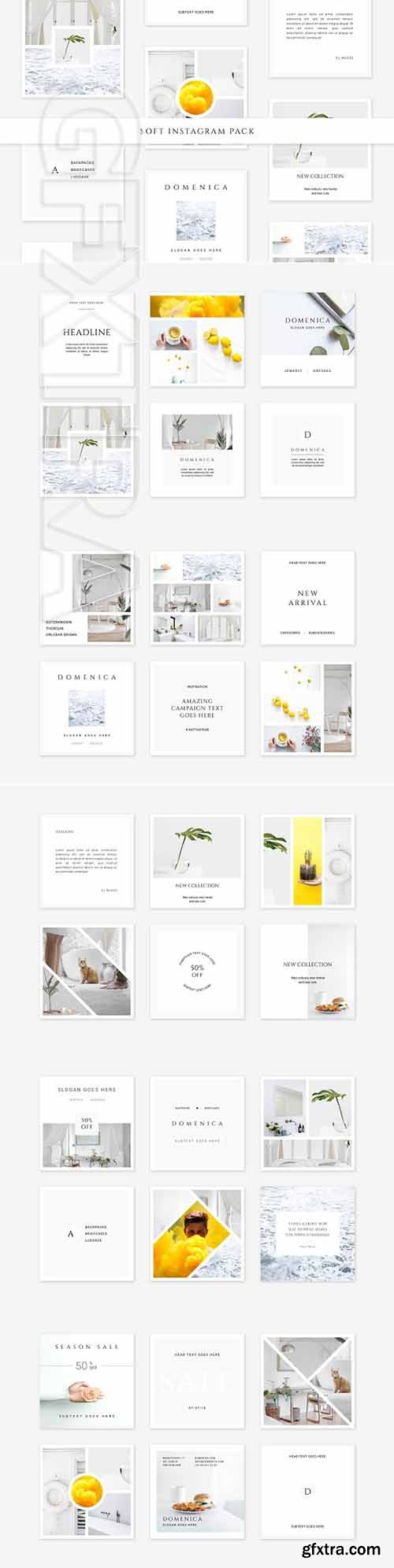 CreativeMarket - Soft Instagram Pack 2351027