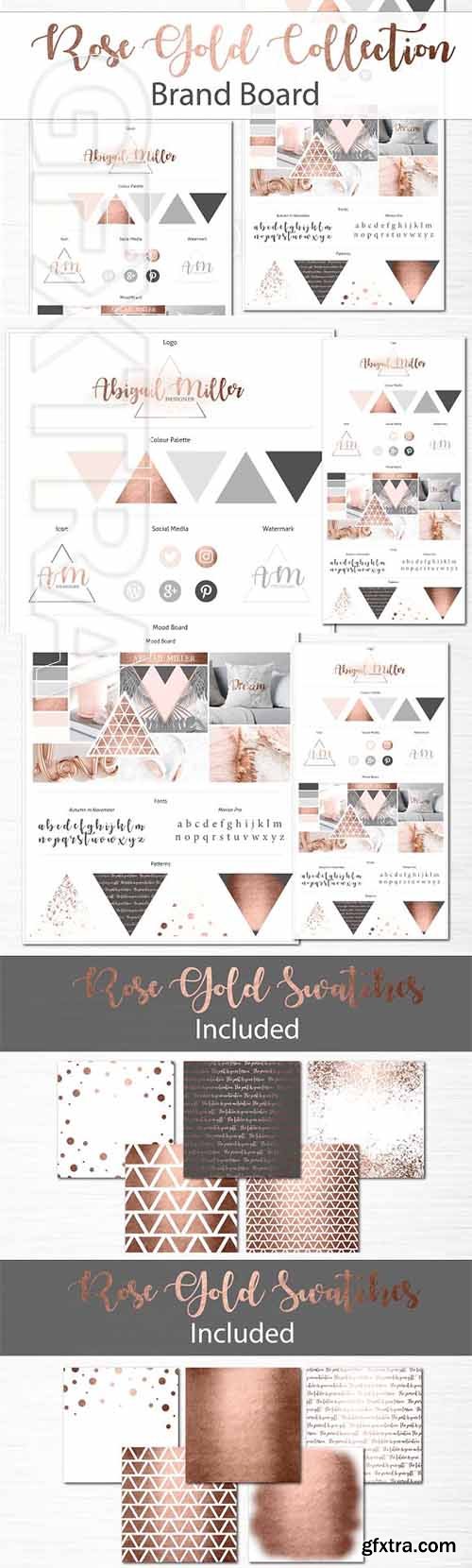 CreativeMarket - Brand Board - Rose Gold Collection 2390195