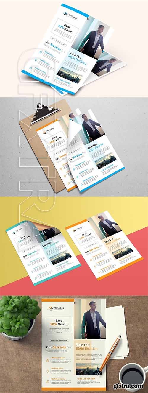 CreativeMarket - Corporate Business Flyer Template 2390909