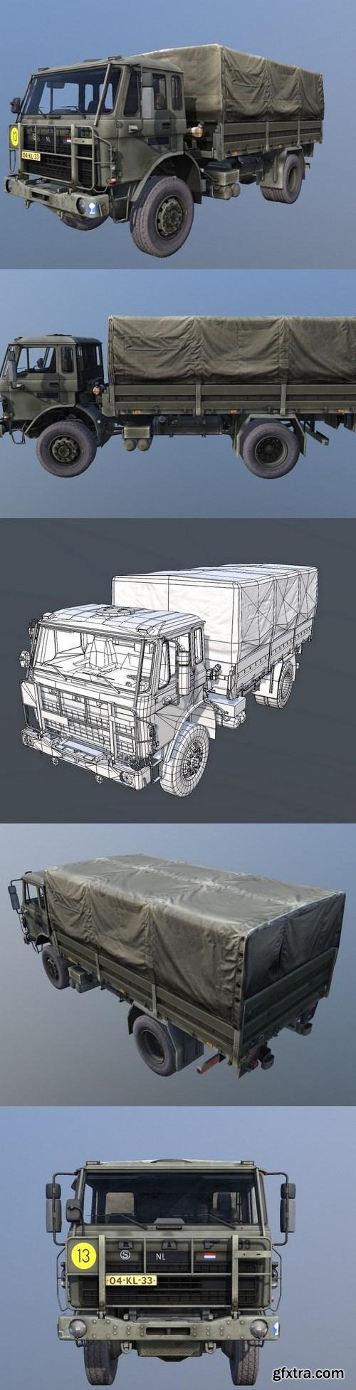 DAF YA-4442 3d Model