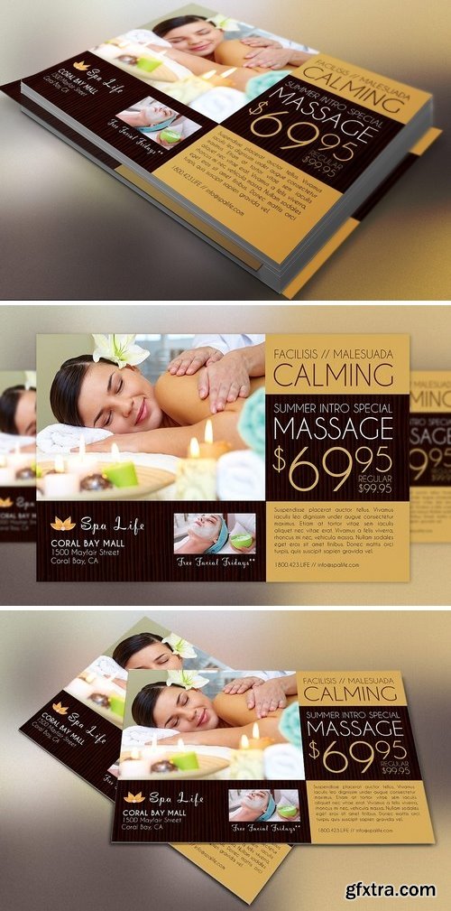 CM - Spa Massage Flyer Template 1570465
