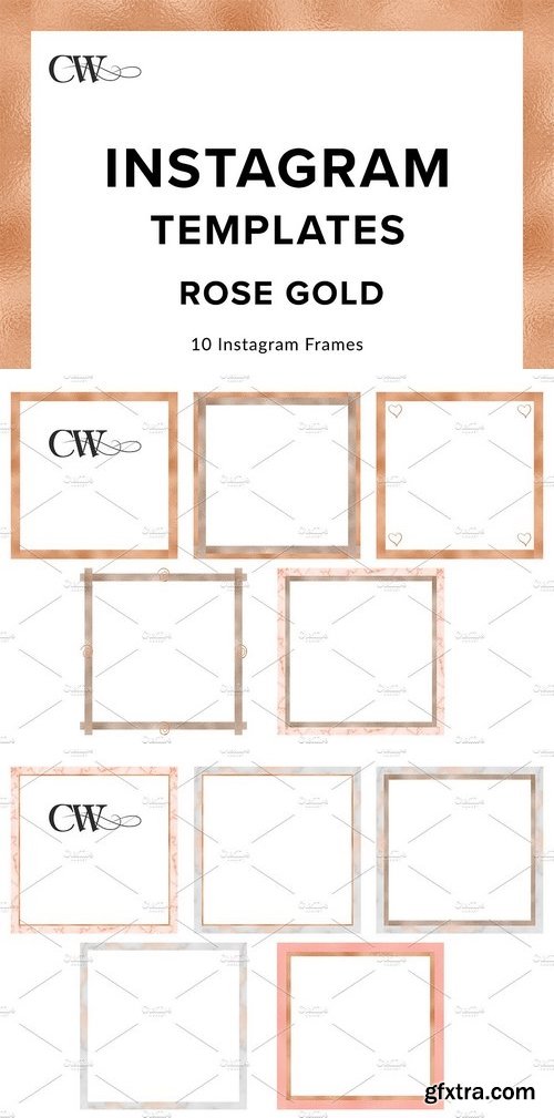 CM - Rosegold Instagram Templates 1569842