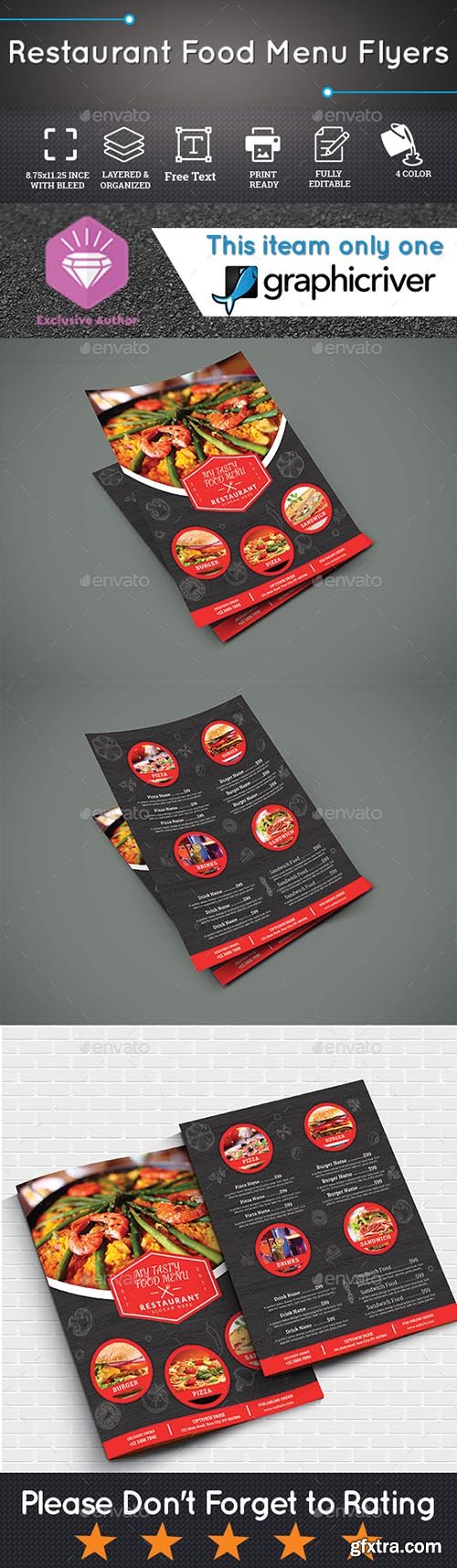 Restaurant Food Menu Flyers 21642210