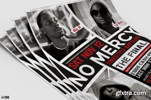 GraphicRiver - Freestyle Rap Battle Flyer Template V1 14324573