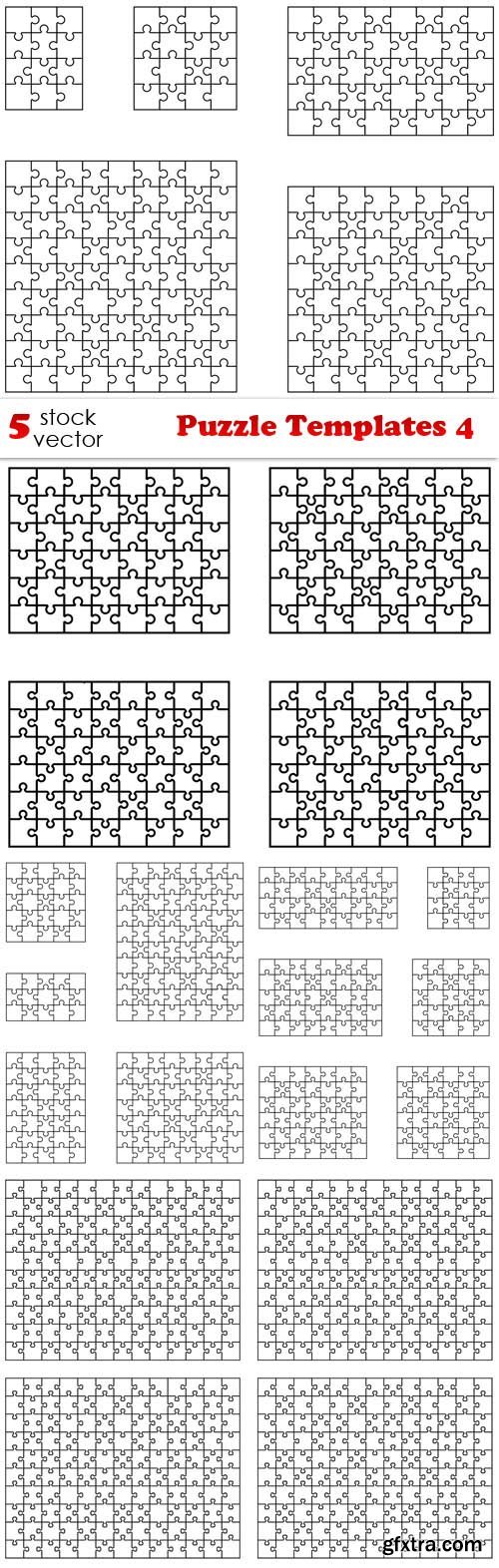 Vectors - Puzzle Templates 4