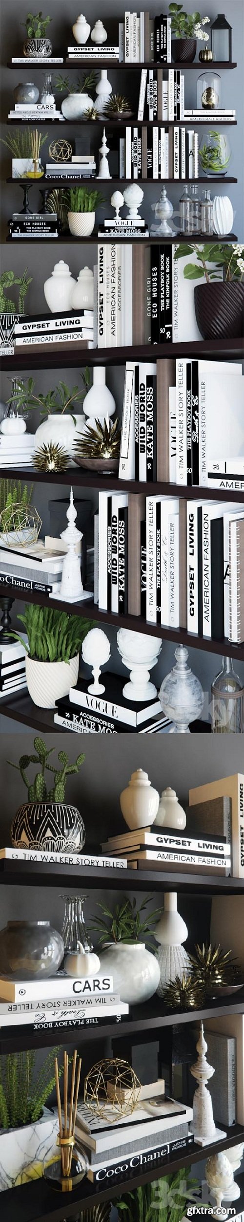 Black and white decor set 2