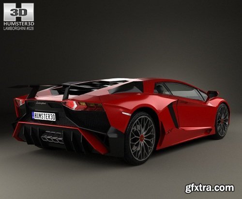 Lamborghini Aventador LP 750-4 SuperVeloce 3D Model