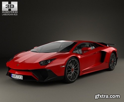 Lamborghini Aventador LP 750-4 SuperVeloce 3D Model