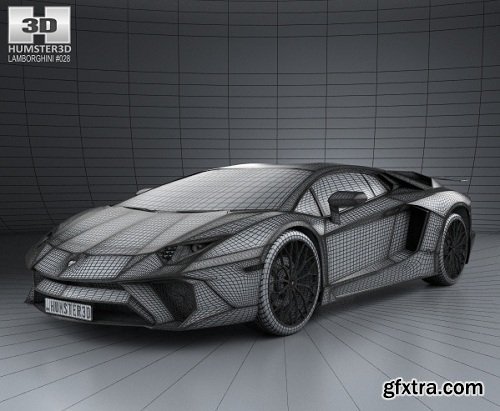 Lamborghini Aventador LP 750-4 SuperVeloce 3D Model