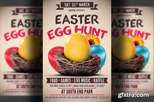 CM - Easter Egg Hunt Flyer Template 2355624