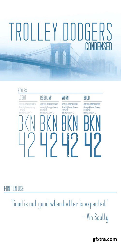 CM - Trolley Dodgers Typeface 2276241