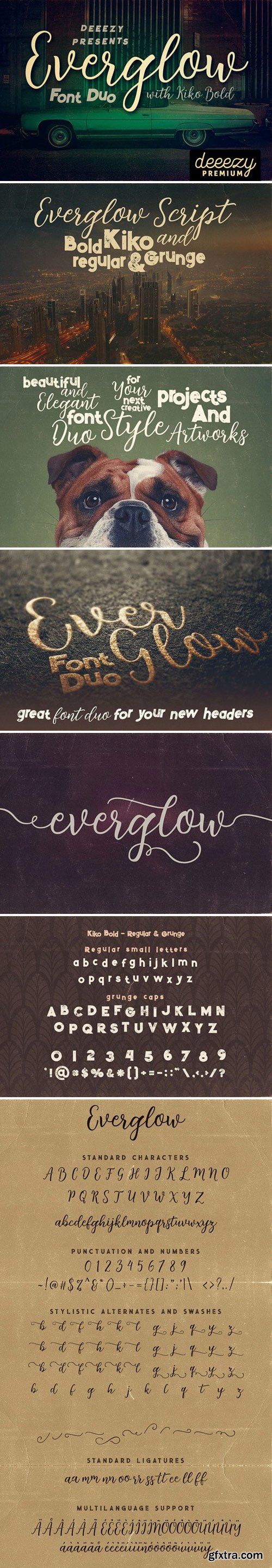 CM - Everglow Script Font Duo 2321640