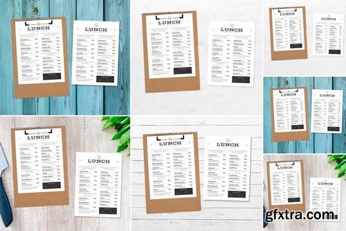 4 Scenarios Menu Mock Ups