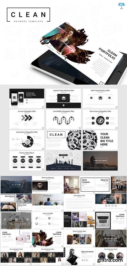 Clean Keynote Template