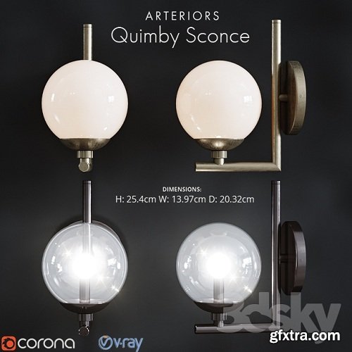 Arteriors Quimby 3d Model