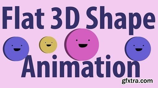 After Effects Flat 3D Shape Animation