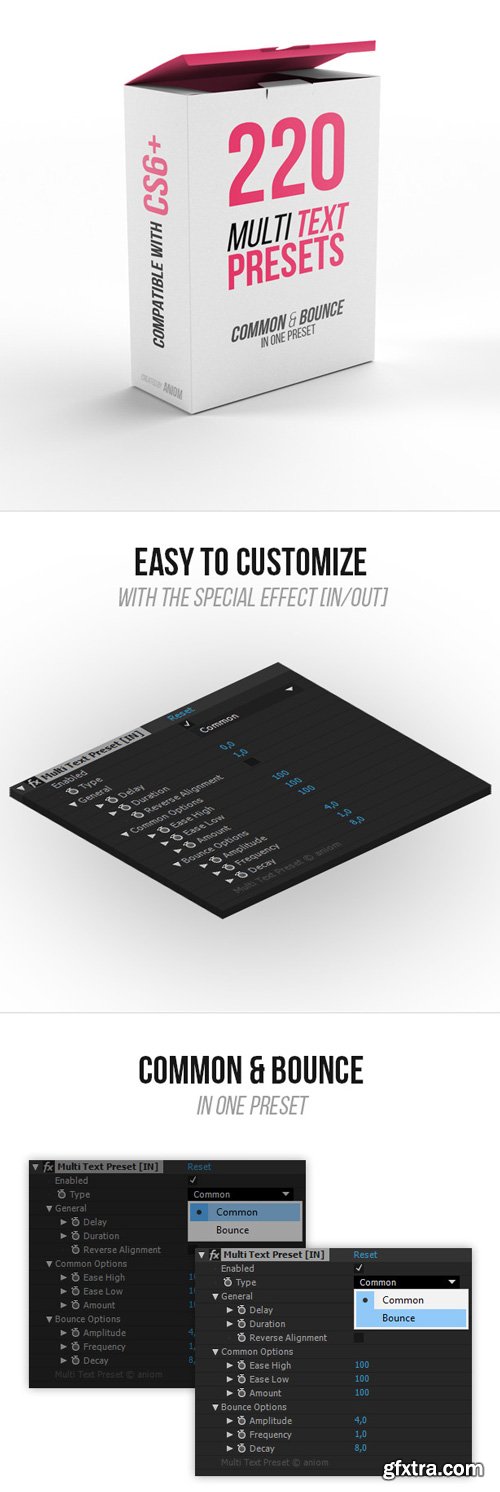 Videohive - Multi Text Presets - 21555457