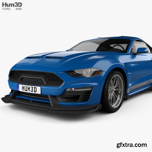 Ford Mustang Shelby Super Snake coupe 2018 3D model