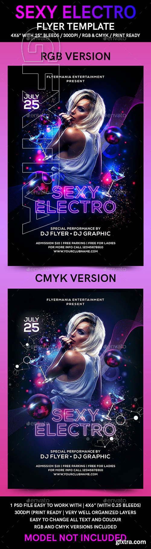 GraphicRiver - Sexy Electro Flyer Template 21662443