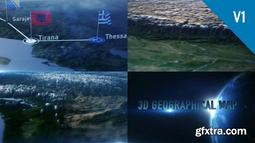 Videohive 3D Geographical Map 19114981