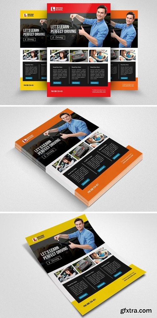 CM - Driving School Flyer Template 1552460