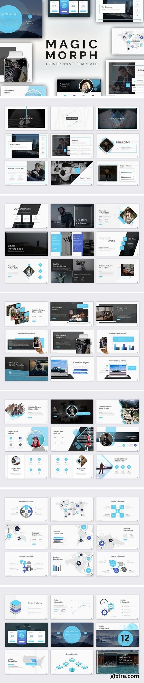 CM - Magic Morph Powerpoint Template 1549137