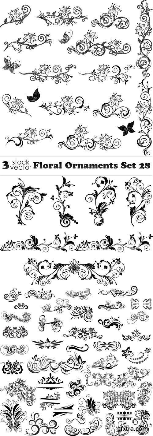 Vectors - Floral Ornaments Set 28