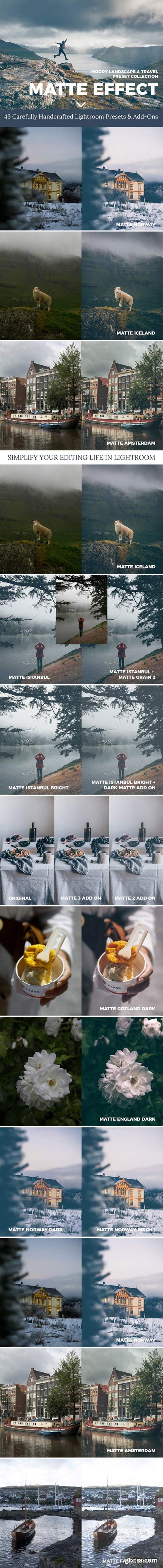 CM - Matte Effect Lightroom Presets 2354028