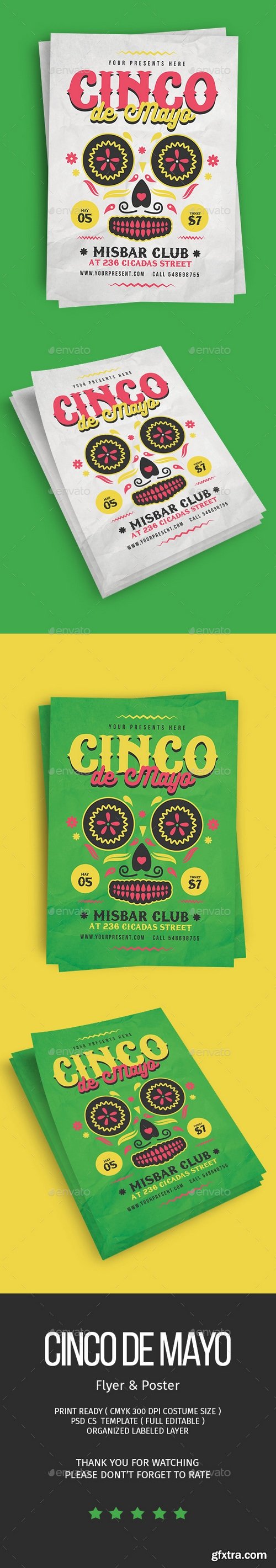 Graphicriver - Cinco De Mayo Flyer 21670168