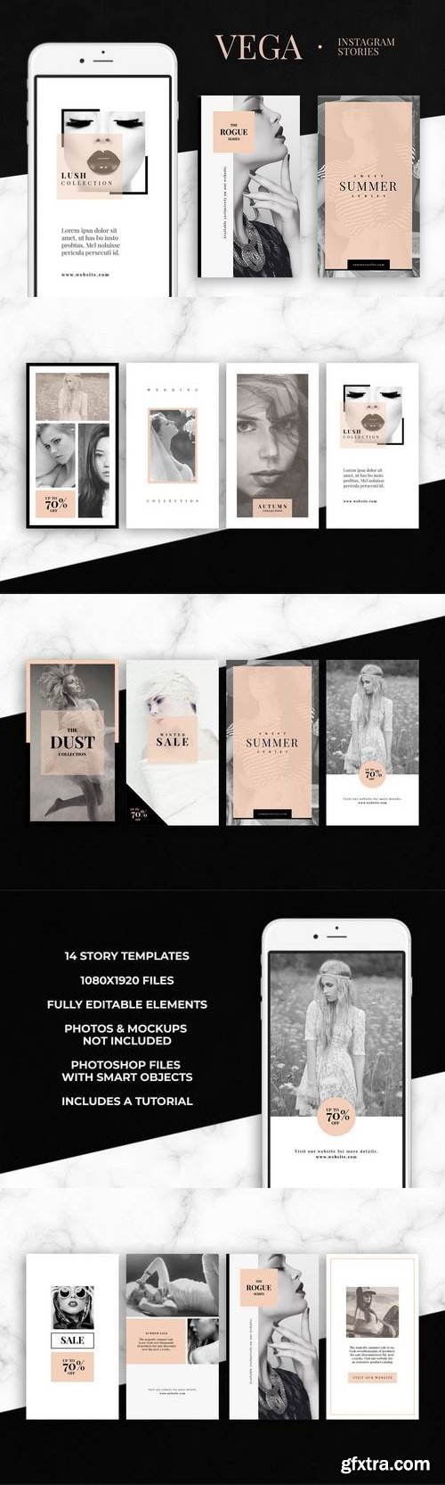 Vega - Instagram Story Templates