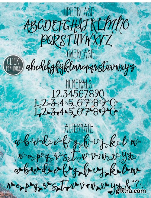 Fontbundles - Mermaid Tails a Handwritten Typeface 21600