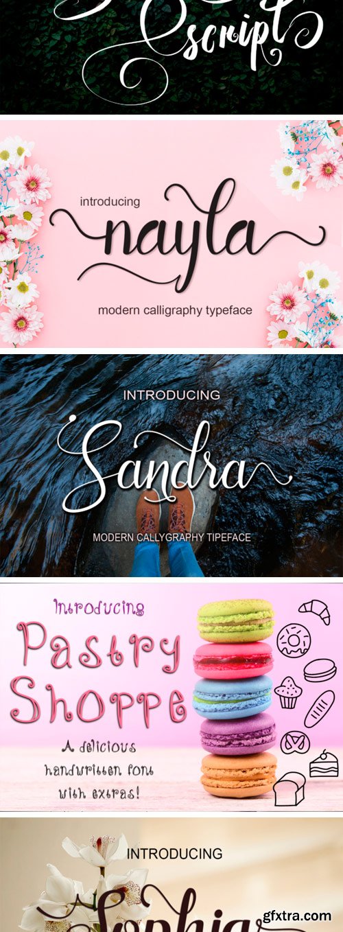 Creativefabrica - 16 Premium Fonts Bundle