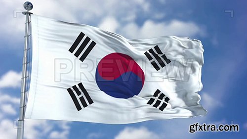 South Korea Flag Animation 73652