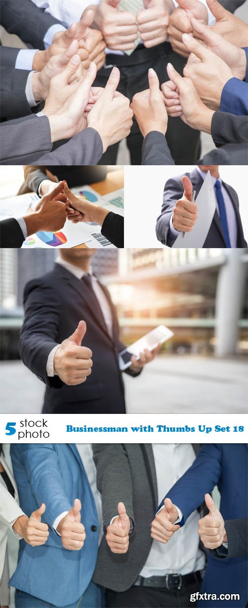 Photos - Businessman with Thumbs Up Set 18