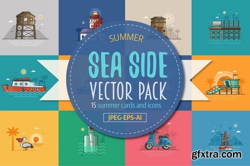 CM - Summer Sea Side Cards and Designs 2381360