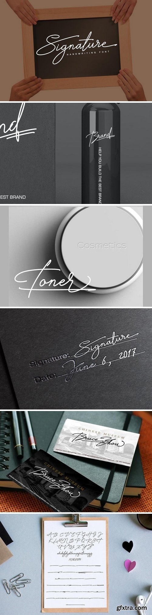 CM - Signature TypeFace 1581165