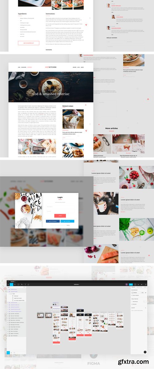 CM - HotKitchen: UI/UX Culinary Templates 2337344