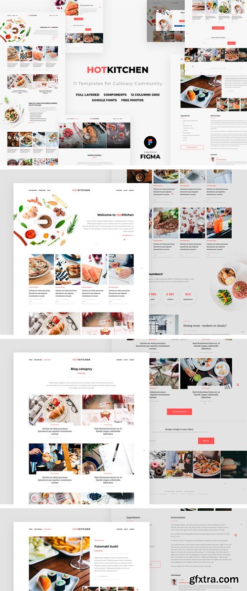 CM - HotKitchen: UI/UX Culinary Templates 2337344