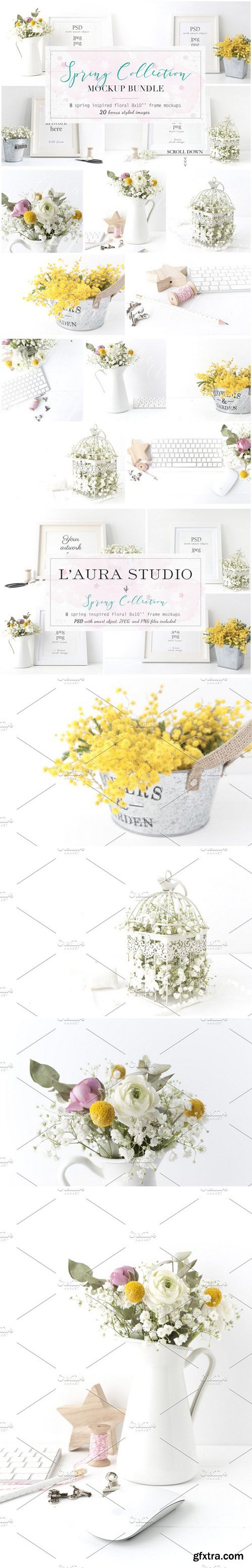 CM - Spring Frame Mockup Bundle 2355883