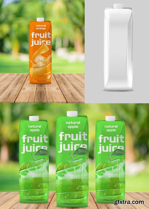 Fruit juice V1 2018 mockup