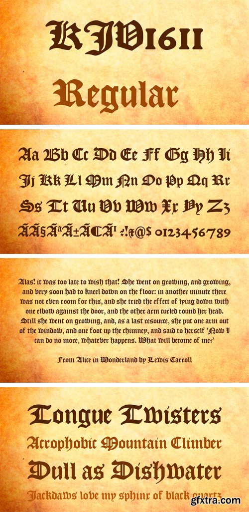 KJV1611 Font